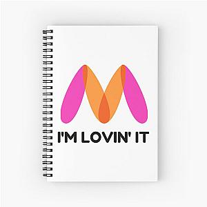 Mariah Carey Mcdonalds, im lovin- it, Christmas Gift ideas   Spiral Notebook