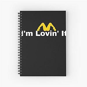 Mariah Carey Mcdonalds, im lovin' it, Christmas Gift ideas Spiral Notebook