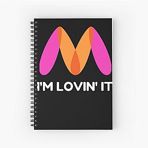 Mariah Carey Mcdonalds, im lovin' it, Christmas Gift ideas Spiral Notebook