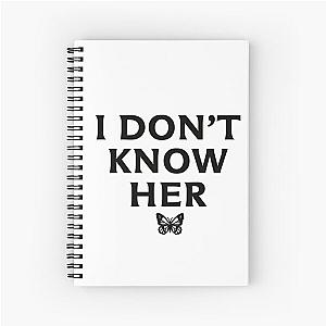 I DON'T KNOW HER Mariah Carey Quote Spiral Notebook