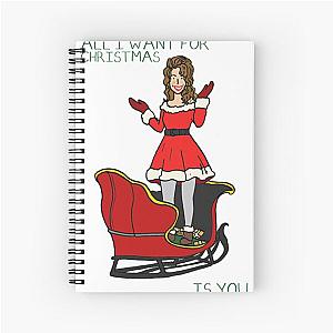 Mariah Carey - All I Want For Christmas Is You  Spiral Notebook