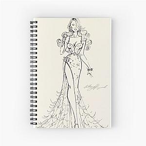 Mariah Carey art by louis Spiral Notebook