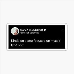 Mariah the Scientist tweet sticker