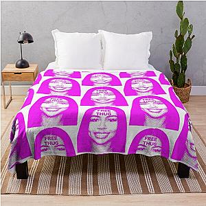 Free Thug Mariah Scientist Throw Blanket