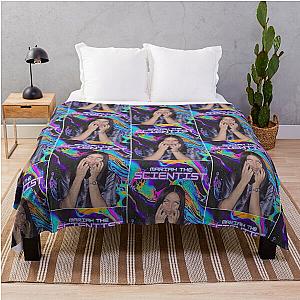 First Day of Mariah the Scientist Trippy Vintage Style Art Throw Blanket