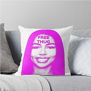 Free Thug Mariah The Scientist Throw Pillow