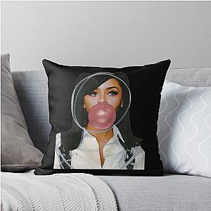 Mariah the Scientist Bubble Gum Throw Pillow