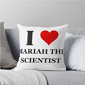 I Heart Mariah The Scientist Throw Pillow