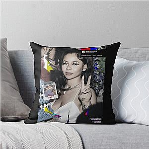 Mariah the Scientist Collage Throw Pillow