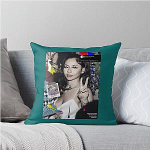 Mariah the Scientist Collage Throw Pillow