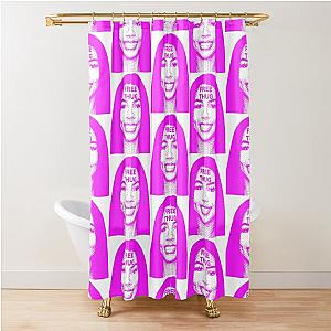 Free Thug Mariah Scientist Shower Curtain