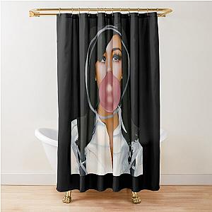 Mariah The Scientist Bubblegum Shower Curtain