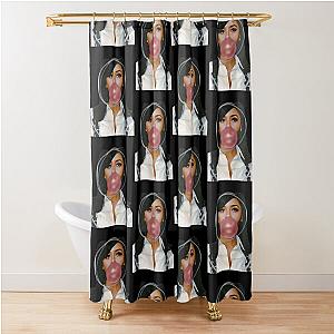 Mariah the Scientist Bubblegum Shower Curtain