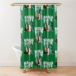 Mariah the scientist tee shower curtain