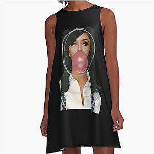 Mariah the Scientist Bubble Gum A-Line Dress