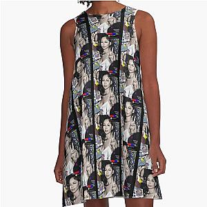 Mariah Scientist Collage A-Line Dress