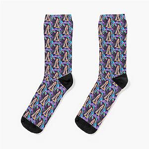 First Day Of Mariah Scientist Trippy Design Vintage Style Art Socks