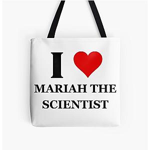 I Heart Mariah Scientist All Over Print Tote Bag