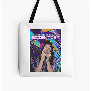 First Day of Mariah Scientist Trippy Design Vintage Style Art Print Tote Bag