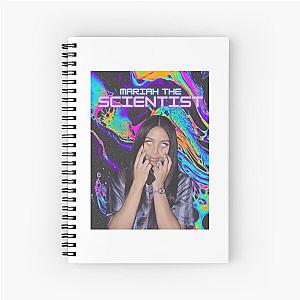First Day of Mariah the Scientist Trippy Design Vintage Style Spiral Notebook