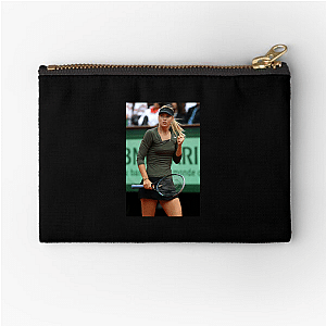 Maria Sharapova The Queen Of The Court Maria Sharapova Zipper Pouches