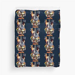 Marillion Guitar Signatures    Duvet Cover