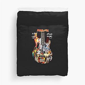 Marillion guitar signatures Duvet Cover