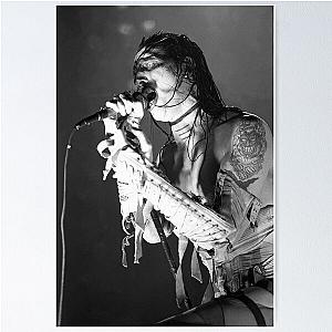 Marilyn Manson - BW Photograph Poster