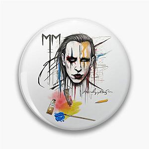 Marilyn Manson in Sketch Pin