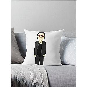 April Marilyn Manson Walking Throw Pillow