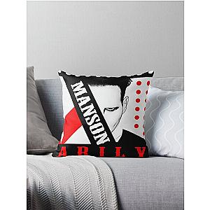 90s Music Marilyn Manson - Music Lover  Throw Pillow