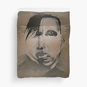 Marilyn Manson Fine Art Portrait - Dark - Gothic - Marilyn Manson Duvet Cover