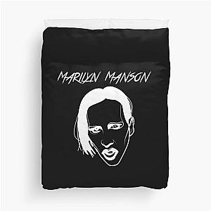 Scary Marilyn Manson Shirt Duvet Cover