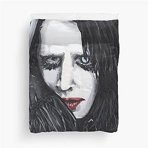 Marilyn Manson Painting Duvet Cover