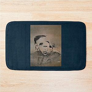 Marilyn Manson Fine Art Portrait - Dark - Gothic - Marilyn Manson (1) Bath Mat