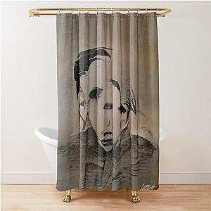 Marilyn Manson Fine Art Portrait - Dark - Gothic - Marilyn Manson Shower Curtain