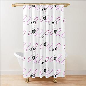 Marilyn Manson Typography Shower Curtain