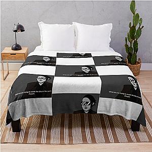 marilyn manson meme Throw Blanket