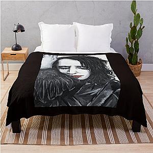 Marilyn Manson Painting Throw Blanket