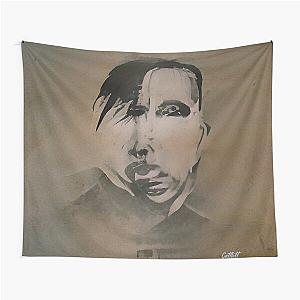 Marilyn Manson Fine Art Portrait - Dark - Gothic - Marilyn Manson Tapestry