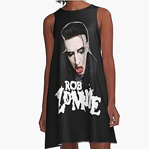 Rob Zombie - Marilyn Manson A-Line Dress