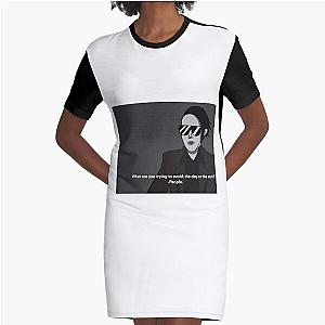 marilyn manson meme Graphic T-Shirt Dress