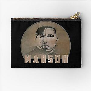 Cool Marilyn Manson Fine Art Portrait - Dark - Gothic - Marilyn Manson Zipper Pouch