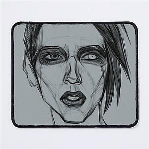 Marilyn Manson fan art portrait Mouse Pad