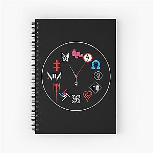 Marilyn Manson Time Spiral Notebook