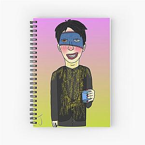 Marilyn Manson Sick Spiral Notebook