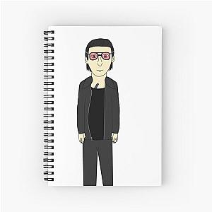 April Marilyn Manson Walking Spiral Notebook