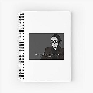 marilyn manson meme Spiral Notebook