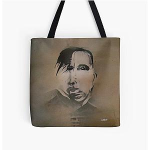 Marilyn Manson Fine Art Portrait - Dark - Gothic - Marilyn Manson All Over Print Tote Bag