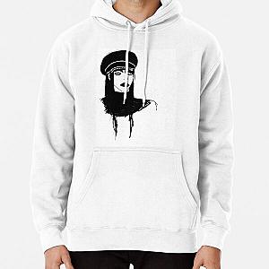 Marilyn Manson black and white Pullover Hoodie RB2709